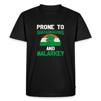 Great gift st patrick's day men women - T-shirt Premium bio Homme - noir - Devant - Nico (187cm)