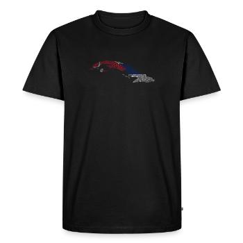 Beautiful Cuba - Men's Premium Organic T-Shirt - black - Front - Nico (187cm)