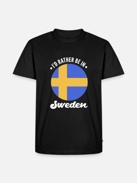 Sweden Swedish - Men's Premium Organic T-Shirt - black