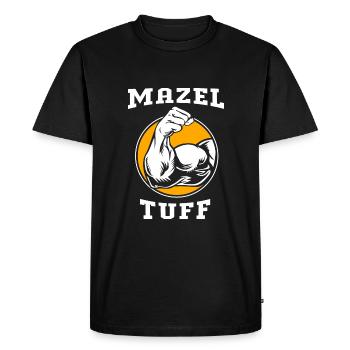 Hanukkah - Men's Premium Organic T-Shirt - black - Front - Nico (187cm)