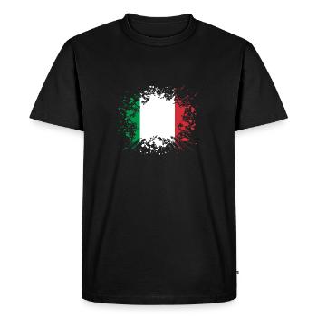 racines pays d'origine racines aiment l'Italie png - T-shirt Premium bio Homme - noir - Devant - Nico (187cm)