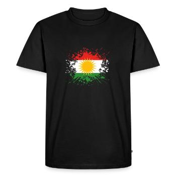 racines pays d'origine racines amour pn kurdistan de kurd - T-shirt Premium bio Homme - noir - Devant - Nico (187cm)
