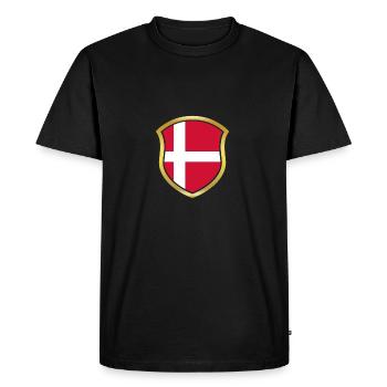 Champion de la Coupe du Monde 2018 équipe wm Danemark .png - T-shirt Premium bio Homme - noir - Devant - Nico (187cm)