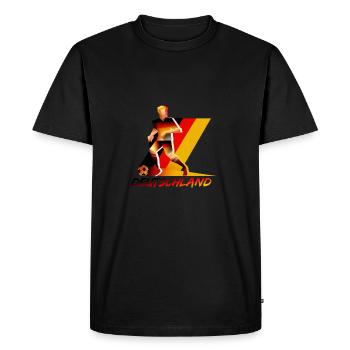 Chemise de football d'Allemagne - T-shirt Premium bio Homme - noir - Devant - Nico (187cm)