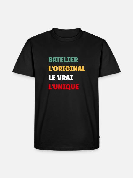 batelier - T-shirt Premium bio Homme - noir