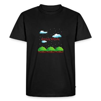 Jeu sur console gambler cadeau de jeu Mario PC - T-shirt Premium bio Homme - noir - Devant - Nico (187cm)