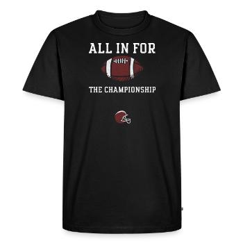 Tout pour le championnat - T-shirt Premium bio Homme - noir - Devant - Nico (187cm)