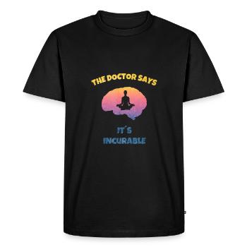 Yoga Sport Good Vibes - Huit membres de yoga - T-shirt Premium bio Homme - noir - Devant - Nico (187cm)