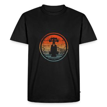 Motorsport Racing Car Perfect Day Motor Mechanics - Men's Premium Organic T-Shirt - black - Front - Nico (187cm)