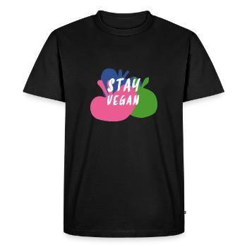 Végétalien pour les végétariens, cuisine de légumes Cook & Cooking - T-shirt Premium bio Homme - noir - Devant - Nico (187cm)