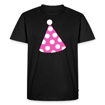 Fête Anniversaire Fête Fête Fête Chapeau - T-shirt Premium bio Homme - noir - Devant - Nico (187cm)