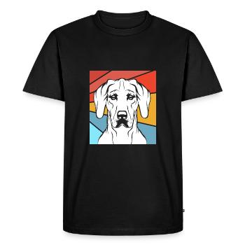 Rhodésian Ridgeback - T-shirt Premium bio Homme - noir - Devant - Nico (187cm)