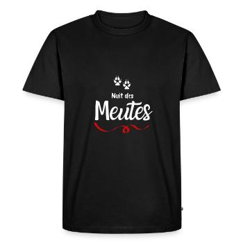 Night of the packs - Men's Premium Organic T-Shirt - black - Front - Nico (187cm)