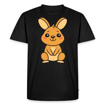 wallaby - Men's Premium Organic T-Shirt - black - Front - Nico (187cm)