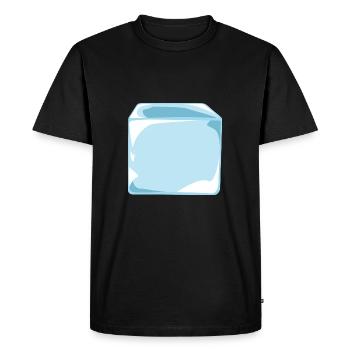 Glaces - T-shirt Premium bio Homme - noir - Devant - Nico (187cm)