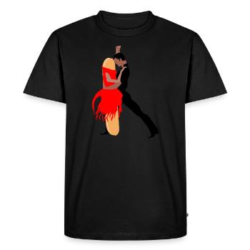 Pain cubain Pan Cubano Ay Cubano Cuba - T-shirt Premium bio Homme - noir - Devant - Nico (187cm)