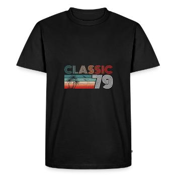 43 Year Old Birthday 2022 Classic 1979 43 Birthday - Men's Premium Organic T-Shirt - black - Front - Nico (187cm)