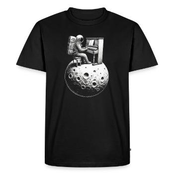 Astronaute Astronaute Piano - T-shirt Premium bio Homme - noir - Devant - Nico (187cm)