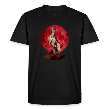 Costume Zombiecorn Halloween Licorne Licorne Zombie - T-shirt Premium bio Homme - noir - Devant - Nico (187cm)