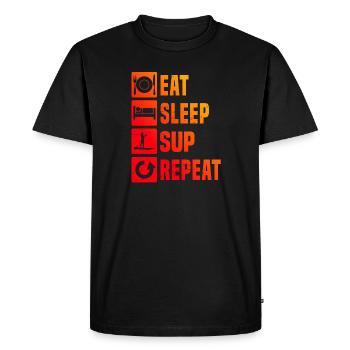 Sup Standup Paddleboard Women's Standup Paddle - Men's Premium Organic T-Shirt - black - Front - Nico (187cm)
