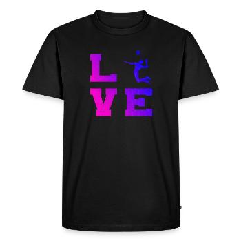 Volleyballspielen Volleyball Beach Volley - T-shirt Premium bio Homme - noir - Devant - Nico (187cm)