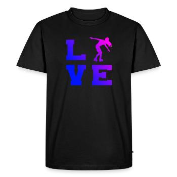 Roller Skating Roller Skating Roller Skate - Men's Premium Organic T-Shirt - black - Front - Nico (187cm)