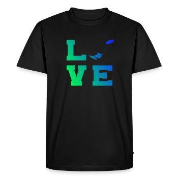 Men's Kite Kite Kitesurfing Women Kitesurfing - Men's Premium Organic T-Shirt - black - Front - Nico (187cm)