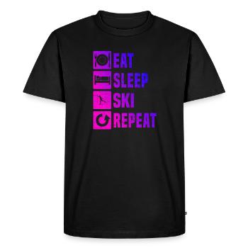 Cross Country Men Women Cross Country Skate Cross Country Skat - Men's Premium Organic T-Shirt - black - Front - Nico (187cm)