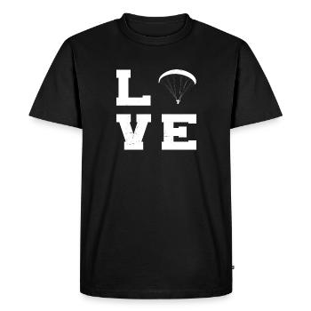 Parapente Parapente Parapente - T-shirt Premium bio Homme - noir - Devant - Nico (187cm)