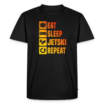 Jetski Équitation Jet Ski Femmes Sports nautiques - T-shirt Premium bio Homme - noir - Devant - Nico (187cm)
