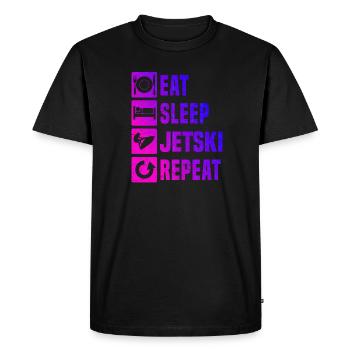 Jet ski de jet ski pour femmes Sports nautiques pour hommes - T-shirt Premium bio Homme - noir - Devant - Nico (187cm)