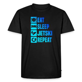 Jetski Jet Ski Hommes Sports nautiques Jetski - T-shirt Premium bio Homme - noir - Devant - Nico (187cm)