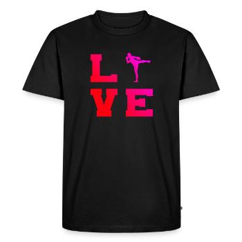 Muay Thai Thai Boxing Thai Boxer Thai Boxing Men - Men's Premium Organic T-Shirt - black - Front - Nico (187cm)