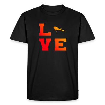 Femmes Plongeuse Plongeuse Plongée Libre Plongeuse Plongeuse - T-shirt Premium bio Homme - noir - Devant - Nico (187cm)