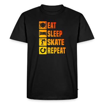 Men's Roller Skating Roller Skates Skate Women - Men's Premium Organic T-Shirt - black - Front - Nico (187cm)