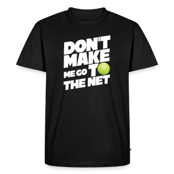 Padel Padel Player Padeltennis Paddle Padel Trainer - T-shirt Premium bio Homme - noir - Devant - Nico (187cm)