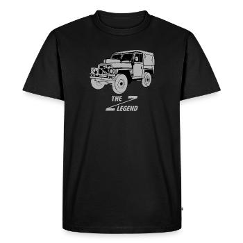 LR Lightweight 4x4 Offroad Geländewagen Auto - Männer Premium Bio T-Shirt - Schwarz - Vorne - Nico (187cm)