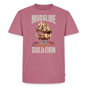 Mudslide Lover Cocktail Drink Food Lover Alcoholic - Men's Premium Organic T-Shirt - mauve - Front - Nico (187cm)