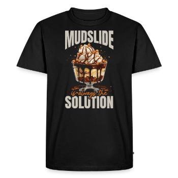 Mudslide Lover Cocktail Drink Food Lover Alcoolique - T-shirt Premium bio Homme - noir - Devant - Nico (187cm)