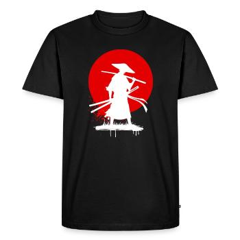 Animation Japonaise Manga Comic Anime Animation - T-shirt Premium bio Homme - noir - Devant - Nico (187cm)