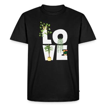 Garden & Plant Lovers Gifts - Men's Premium Organic T-Shirt - black - Front - Nico (187cm)