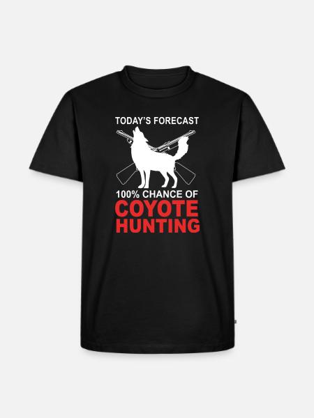 Coyote Hunting Hunter - Men's Premium Organic T-Shirt - black
