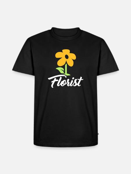 Florist - Men's Premium Organic T-Shirt - black