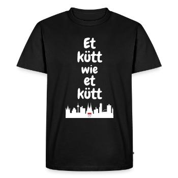 Carnival Cologne Cologne Basic Law Lustig Alaaf - Men's Premium Organic T-Shirt - black - Front - Nico (187cm)