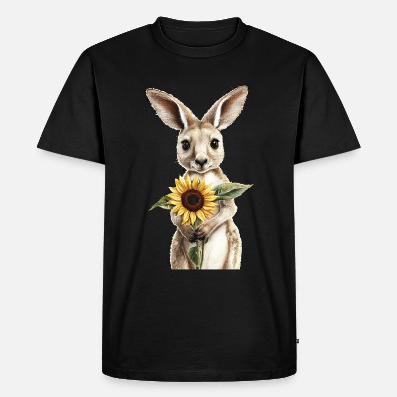 Pinguin - Männer Premium Bio T-Shirt - Schwarz