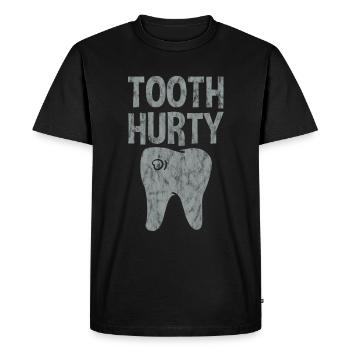 Dents blessantes 3 - T-shirt Premium bio Homme - noir - Devant - Nico (187cm)