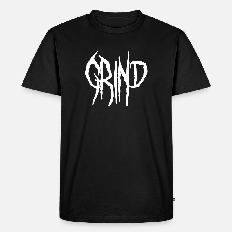 Grind - Männer Premium Bio T-Shirt - Schwarz