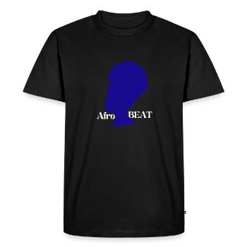 AFROBEAT - T-shirt Premium bio Homme - noir - Devant - Nico (187cm)