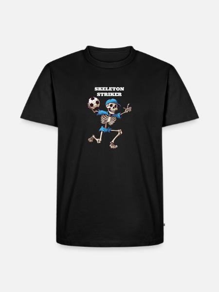 Skeleton Striker T-shirt - Men's Premium Organic T-Shirt - black
