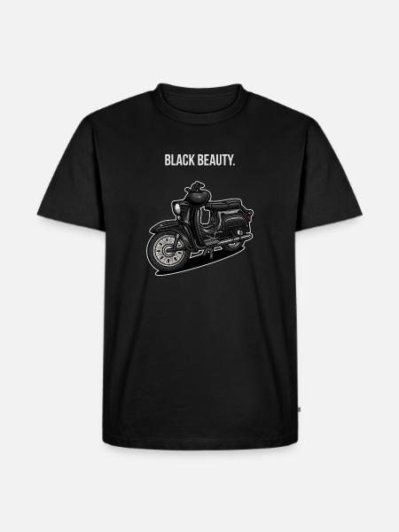 Swallow (black) // Illustration - Men's Premium Organic T-Shirt - black